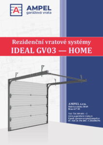 Katalog garážových vrat AMPEL – HOME GV03 ke stažení